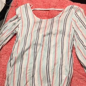 striped top